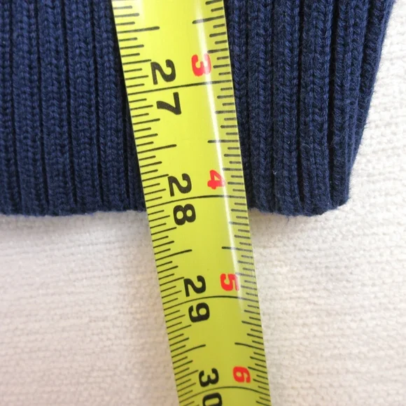 Lands' End Cable Knit Varsity Sweater Size 3X Cotton - Picture 13 of 15